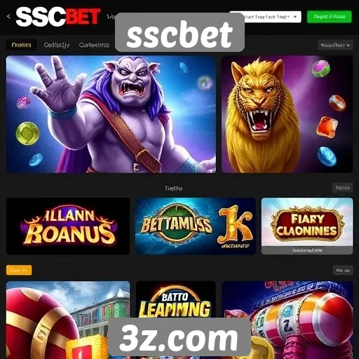 Análise das opções de jogos no site sscbet